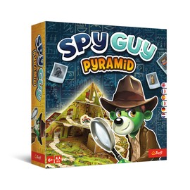 Trefl - Spy Guy Pyramid - Cooperative Observation Game, Spatial Game Plan with Moving Elements, Family Board Game for Adults and Children from 6 Years
