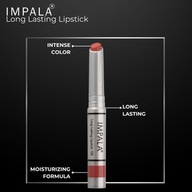 IMPALA | Longlasting Lip Color Pink Brown No. 105 | Permanent Lipstick, Creamy Texture | Long-Lasting | Hydrating Full-Coverage Lip Color | Moisturizes and Nurtures