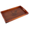 Large Wood Serving tea Water Drinks Tray Wooden Breakfast Tea