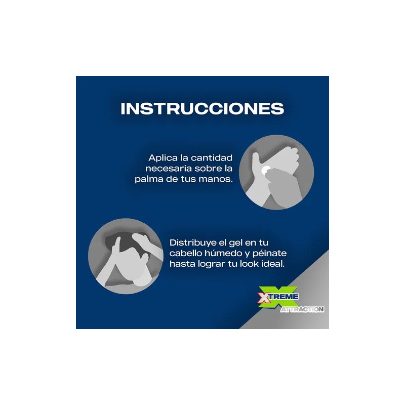 Gel Fijador Attraction 1Kg Xtreme