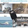 eSynic Motorcycle USB Charger Double Socket 2.1A/1.0A Universal USB Power
