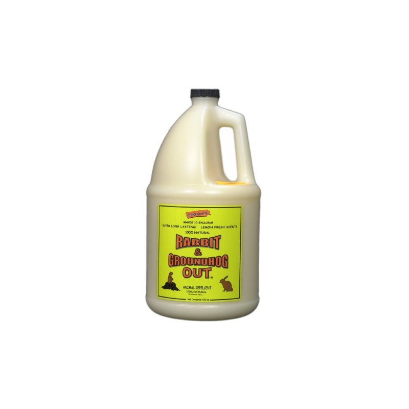 Rabbit & Groundhog Repellent: Rabbit Out 1 Gallon Concentrate