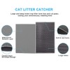 Pieviev Cat Litter Mat Double Layer Waterproof Urine Proof Trapping