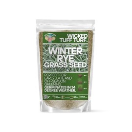 Winter Rye Grass Seed Grass Fall Mix Ryegrass Seeds for Lawn No Till Food Plot Seed Fall Cover Crop Mix by Old Cobblers Farm (5/10/15/20/25 lbs) (5 lbs)