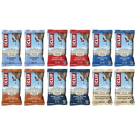 Clif Bar Variety Pack (12 x 68 g), The Popular Energy Bar from the USA, Mixbox for Testing, with 12 Flavours