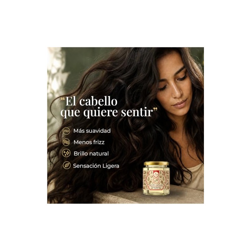 Aceite Capilar - Brillo - Hidratación - Suavidad - Coco