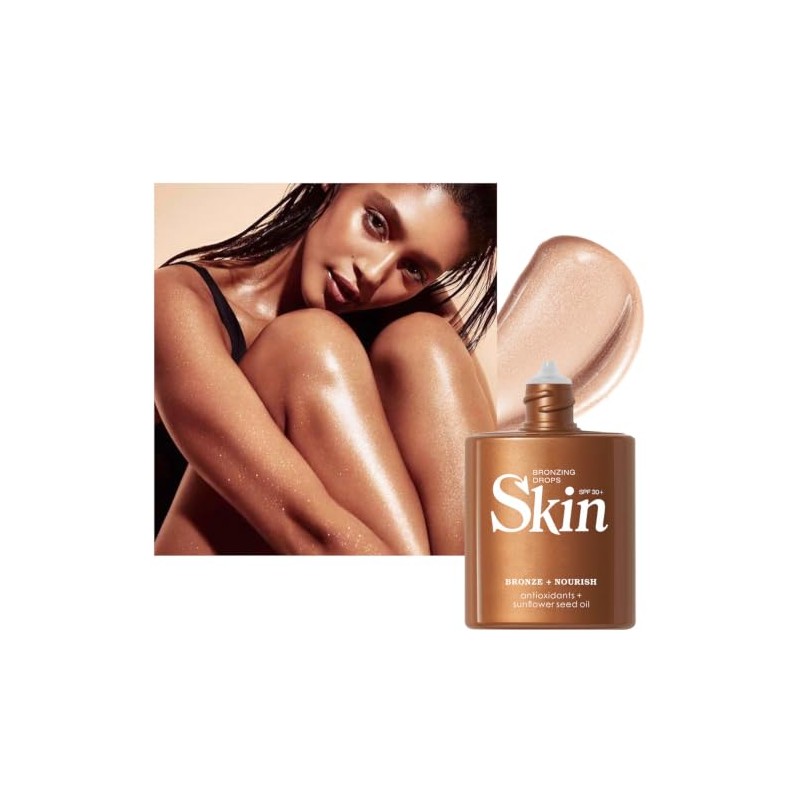 Woakess Body Shimmer Oil Iluminador Líquido Corporal Larga Duración Aceite
