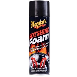Meguiar's Hot Shine Tire Foam - High Goss Tire Shine that Cleans, Shines, and Pr