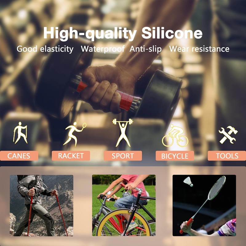 MEBMIK 2 Rolls 1IN X 10FT Grip Tape, Self Fusing