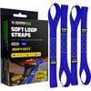 Rhino USA Soft Loop Motorcycle Tie-Down Straps (4PK) - 10,427lb