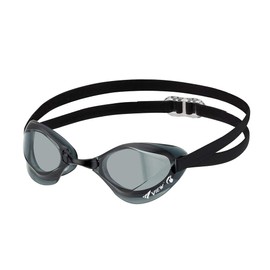 View V122SA SK BladeF Swimming Goggles, Made in Japan, Racing, Non-Cushioning, Fina Approved Model, Equipped with SWIPE Anti-Fog Function, Smoke
