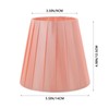 DOITOOL Pleat Lamp Shade,3.5 5.5 Bottom x 4.9 High,Small Table