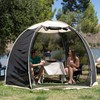 EighteenTek Screen House Gazebo, 4-6 Person Pop Up Screen Tent,