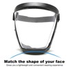 Face Shield Visor, Clear Full Face Protective Shield, Reusable Anti-Fog