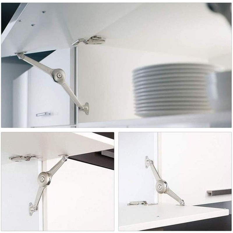 Jeylly Slow Close Lid Support Hinges, Adjustable Lid Stay for