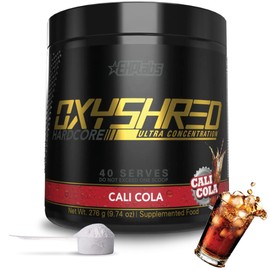 EHPlabs OxyShred Hardcore Polvo termogénico para preentrenamiento para triturar, polvo de preentrenamiento con L glutamina y acetil L carnitina,...   
