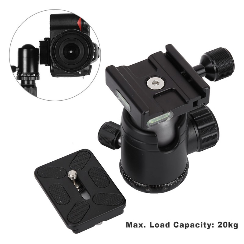 360 Horizontal Rotation Panoramic Camera Tripod Ball Head 36mm Ball