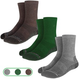 Rymora Walking Socks Hiking Socks Men Women (Merino Wool, Moisture Wicking, Seamless Toe) (3 Pairs - Mix) [S] (Small: UK 3-6.5 / EU 35-39)