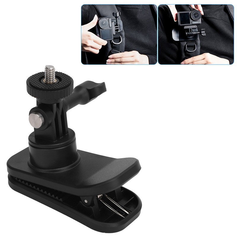 Swivel Backpack Clip 360° Rotation Firm Grip Magnet Mount Backpack
