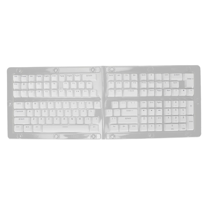 132 Key PBT Keyboard Keycaps OEM Height Secondary Injection Molding