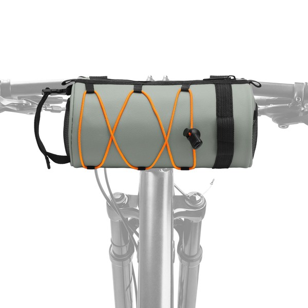 SUIKIHUM Bike Handlebar Bag, 2.5L Front Bicycle Storage Convertible Waterproof