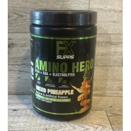 FX SUPPS Amino Hero - BCAA, EAA, Electrolytes - Diced pineapple - 25 Servings