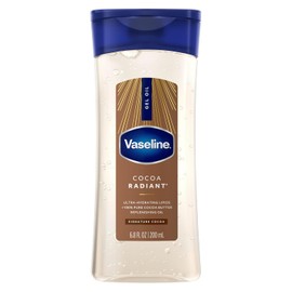 Vaseline - Aceite Corporal en Gel Cocoa Radiant (200 ml), Hidratación Profunda con Brillo Natural, Enriquecido con Cacao Puro