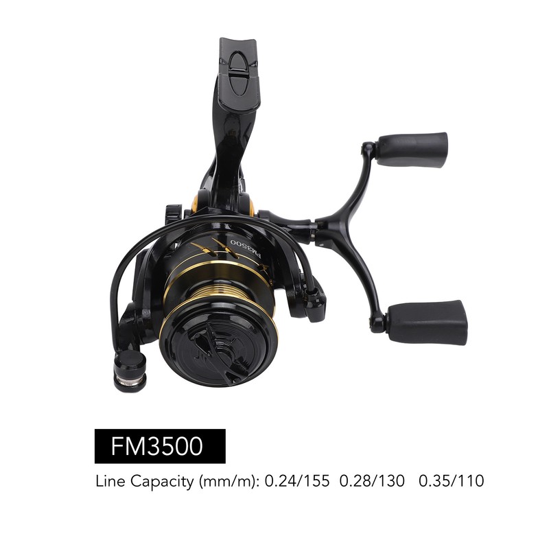 Fishing Reel Powerful Double Rocker Arm Metal Spinning Wheel for