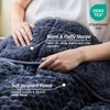 Wemore Fleece Weighted Blanket for Adults (48" x 72" 15lbs,