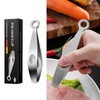This multi-functional 304 stainless steel kitchen utility tweezer is a
