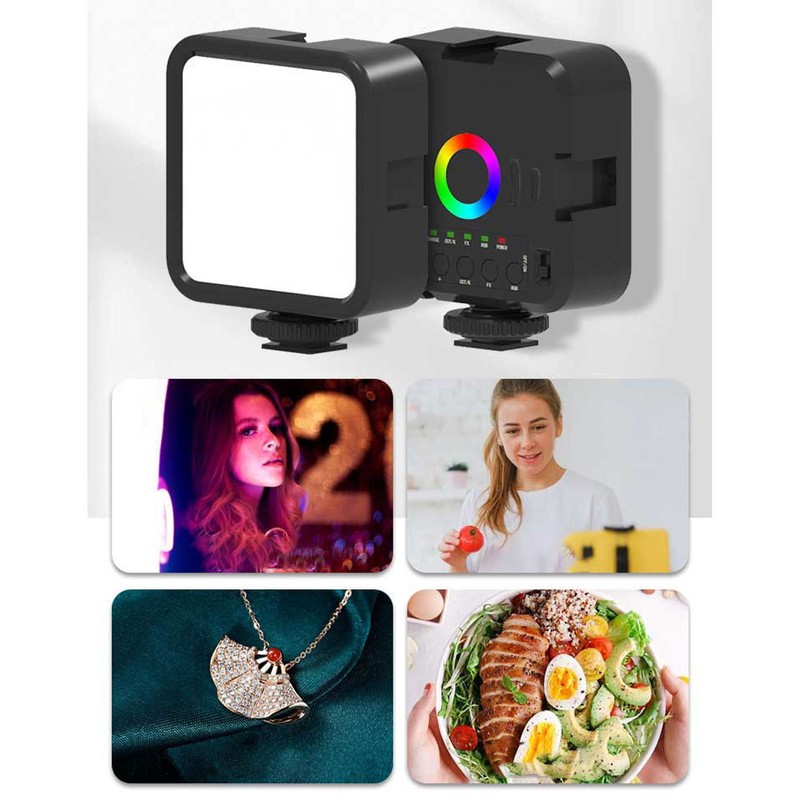 Fill Light Portable RGB Full Color 3000‑9000K Dimmable 70 Beads