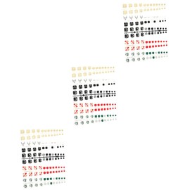 Minkissy 15sets False Toe Nail Art Patches Easy to Apply Pedicure Accessories for Nail Designs for Parties and Events