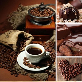 Manual Espresso Coffee Bean Grinder - Vintage Crude Wood Style Coffee Grinders Ceramic Grinding Core Hand Coffee Grinder Portable Coffe Grinder With Coffee Spoon