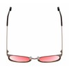Calabria Maureen Round Pink Tint FL-41 Reading Glasses +2.50 Burgundy
