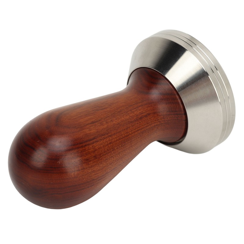 Coffee Tamper with Wooden Handle Detachable Comfortable Grip Easy To