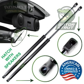 2 Rear Hatch Liftgate Lift Supports, Compatible with: 2007-2024 Jeep Compass with Speakers in Rear Hatch- Gas Shock - by Gator Strut, FAS-224-2