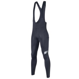 Santic Men's Cycling Bib Shorts High Elasticity Cycling Shorts Long Padded with Side Pocket, gray, XL