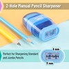 Mr. Pen- Pencil Sharpener & Eraser, 4 Pack, Colorful Erasers,