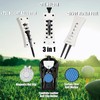 SANDIAN Golf Divot Tool, Tee Height Level Setter Adjuster, Ball