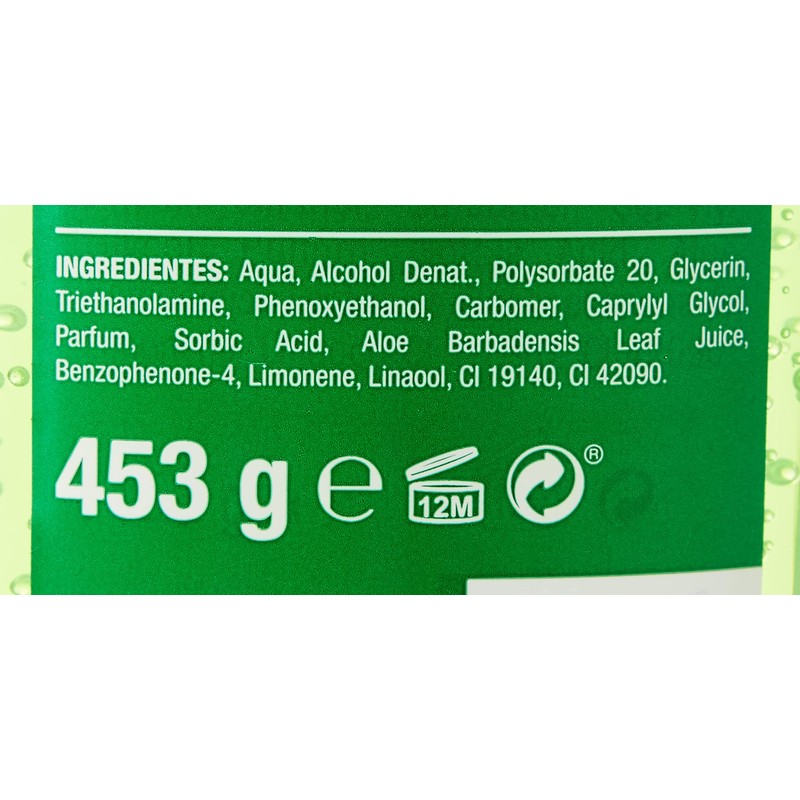 Banana Boat Aloe Vera Skin Care Gel 400 ml, Large