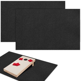 HFYZZ 2 Pack 60 x 96 Inch Cornhole Mats Prevent Cornhole Board from Slipping, Felt Cornhole Pitch Pad for Under The Boards Cornhole Game Accessories to Keep Tossing Bags Clean and Secure Footing