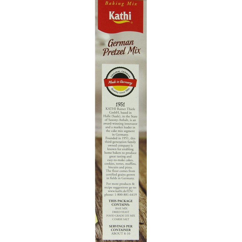 Kathi German Pretzel Baking Mix, 14.6 Ounce