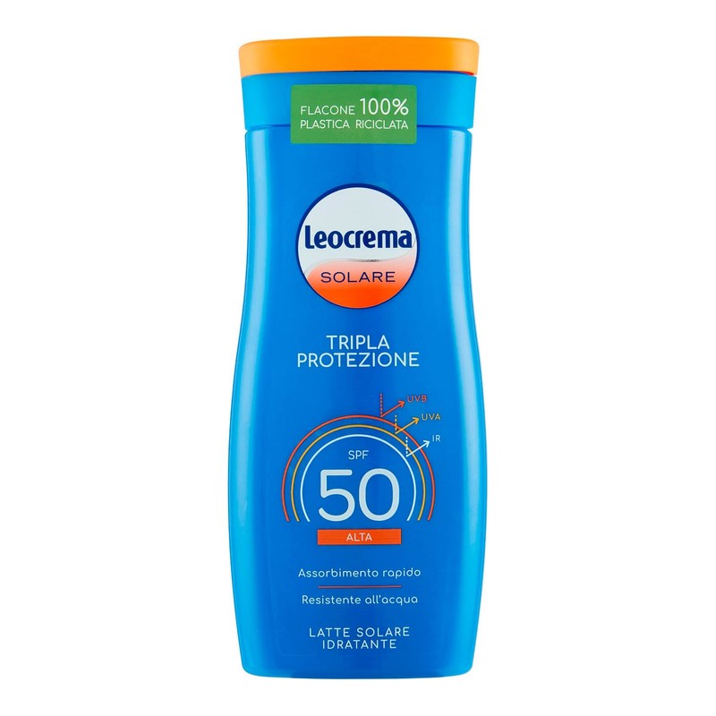 Leocrema Sonnenmilch mit Dreifachwirkung, LSF 50, 200 ml, 200 ml