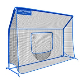 Baseball Softball Net with Blocking System,10x7ft Batting Cage Practice Net