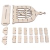 Wooden Chocolate Display Stand Bird Cage Style Dessert Display Shelves