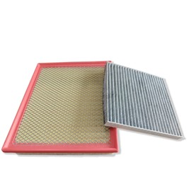 Cabin and Engine Air Filter Kit for Toyota Tacoma V6 3.5L (2016 2017 2018 2019 2020 2021 2022 2023), Replaces 178010P100, CF10374, 87139YZZ09, 88508-04010