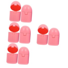 minkissy 4sets Portable Supply Box Heat-resistant Storage Cleaning Holder for Women's Personal Items 2pcs*4