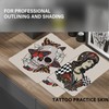 SOTICA Tattoo Practice Skin, 10Pcs Blank Tattoo Skin Practice Tattoo