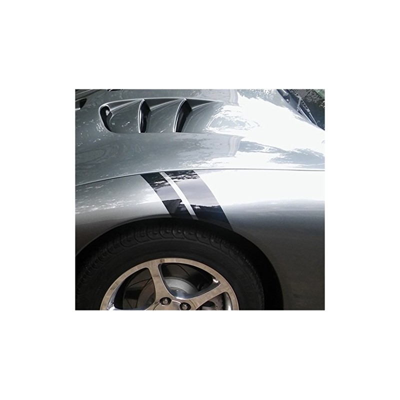 2 and 3 Inch Fender Hash Mark Bars Vinyl Racing