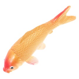 LOGOFUN Realistic Elegant Medium Size Multicolored Artificial Goldfish, 1 Count, Perfect for Aquarium, Terrarium, Kitchen, Garden, Festival Gift